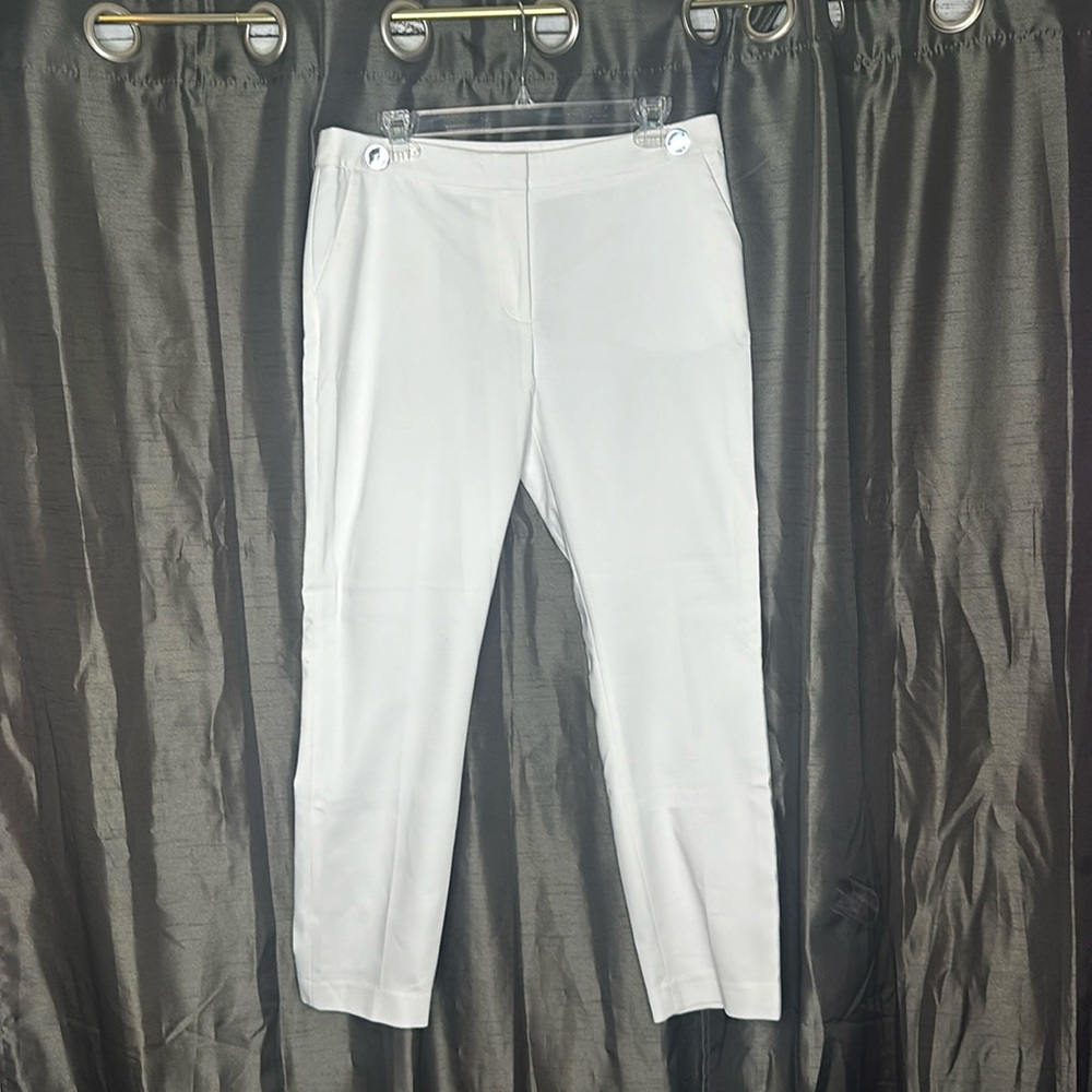 Calvin Klein Ladies White Pants Size 10